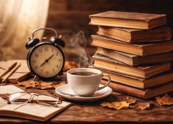 Warm afternoon reading ritual