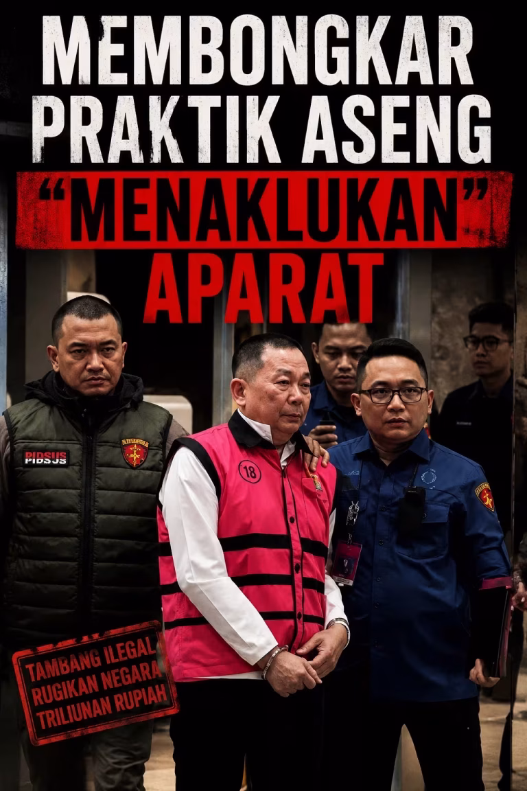 Membongkar Praktik Aseng “Menaklukan” Aparat agar Tambang Illegal Tak Tersentuh Hukum