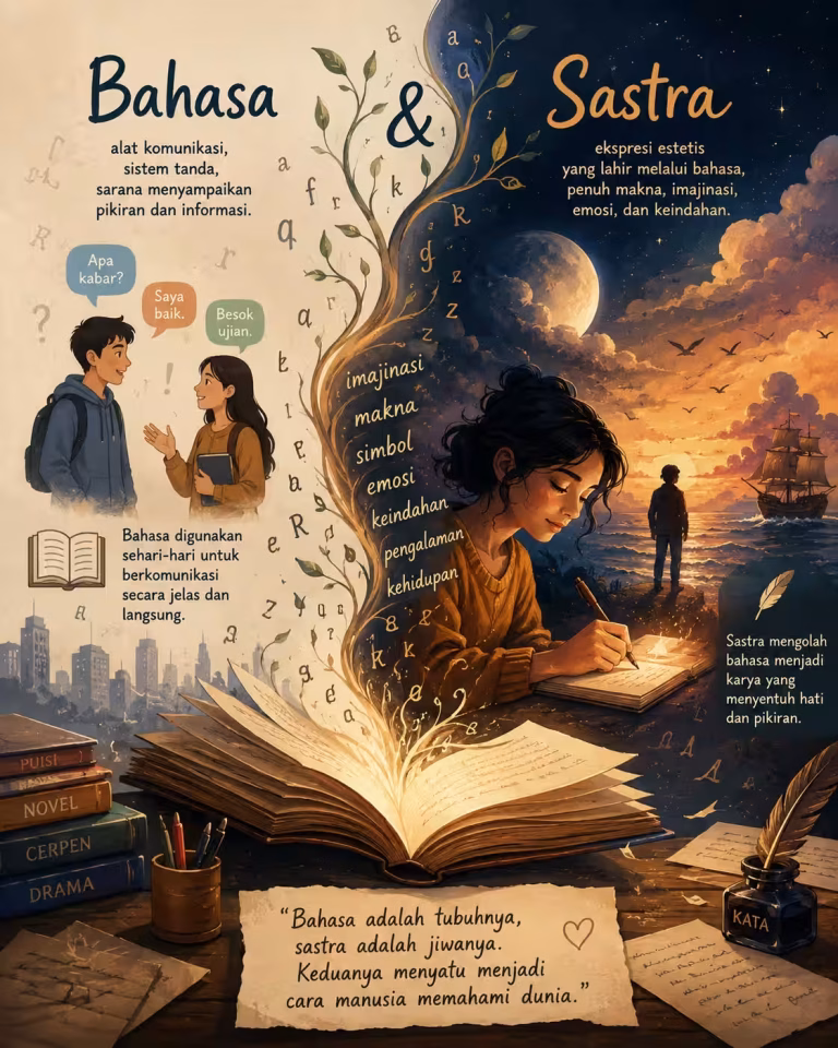 Bahasa Dan Sastra: Dua Tubuh dalam Satu Jiwa