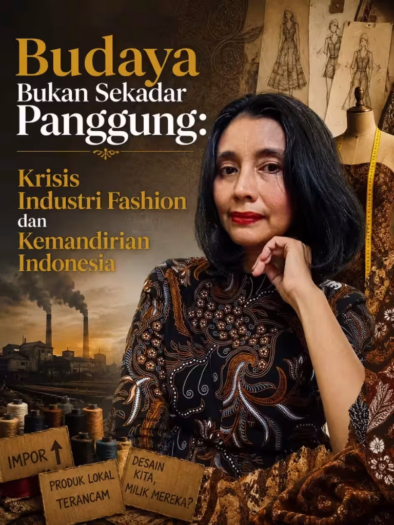 Budaya Bukan Sekadar Panggung: Krisis Industri Fashion dan Kemandirian Indonesia