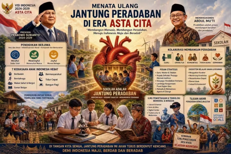 Menata Ulang Jantung Peradaban di Era Asta Cita