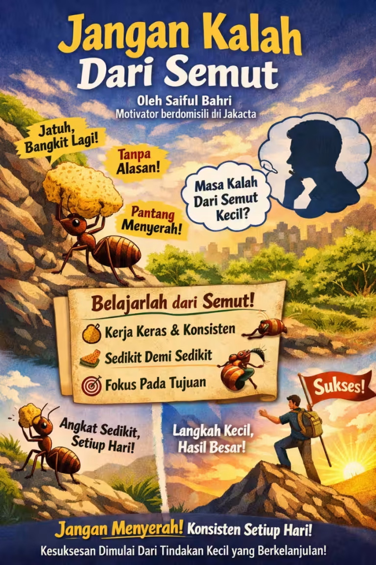 Jangan Kalah Dari Semut