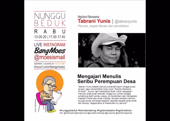 Tabrani Yunis Mengajari Menulis Seribu Perempuan Desa