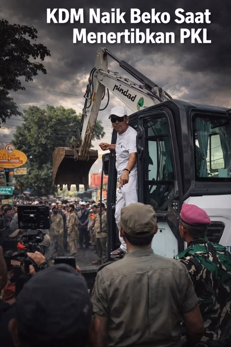 30 Tahun PKL Berkuasa, Sekali Sikat oleh KDM, Bandung Bersih