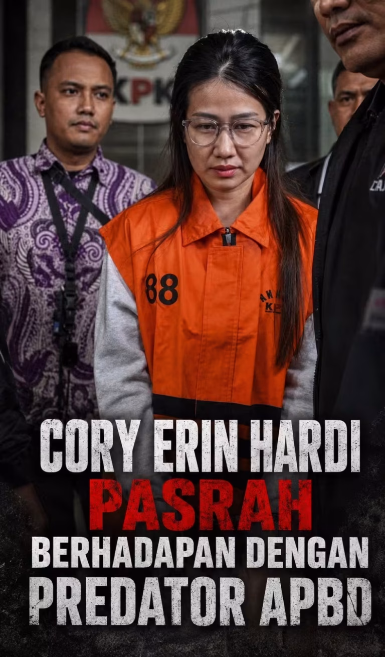 Cory Erin Hardi Pasrah Berhadapan dengan Predator APBD