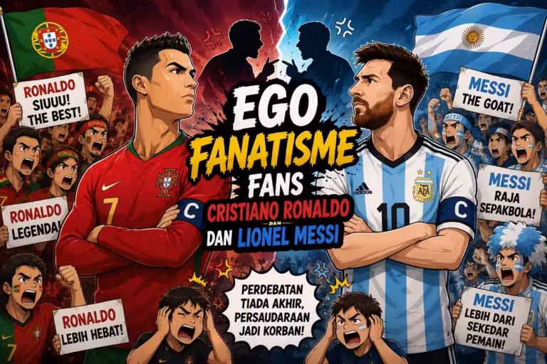 Ego Fanatisme Fans Cristiano Ronaldo dan Lionel Messi