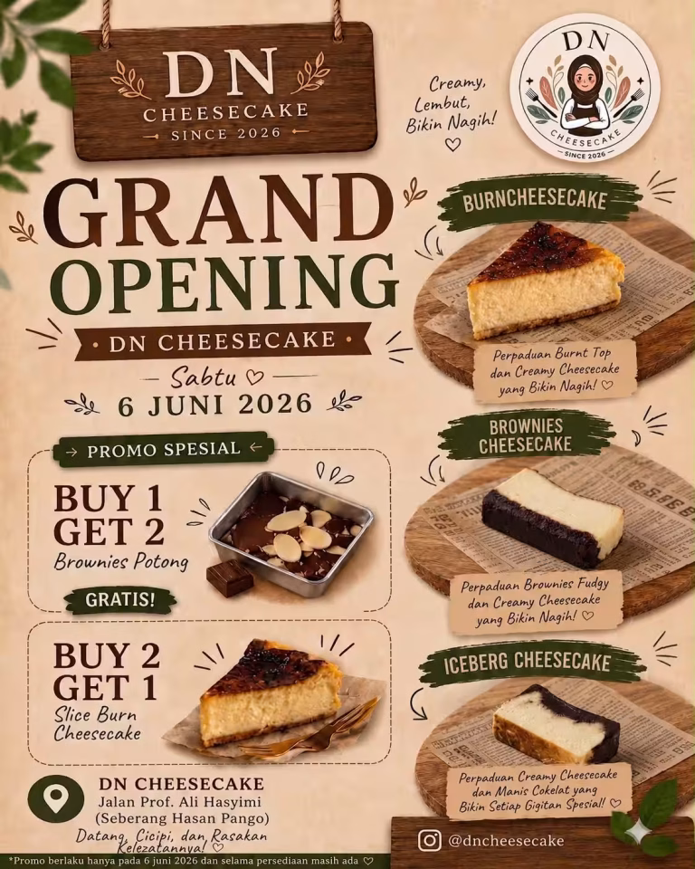 Sepotong Cheesecake dan Secangkir Kopi Arabicca Gayo