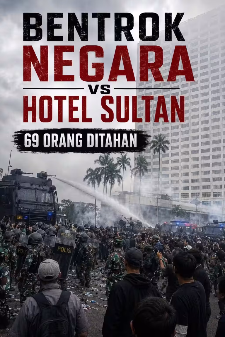 Sungguh Epik Bentrokan antara Negara vs Hotel Sultan, 69 Orang Diamankan