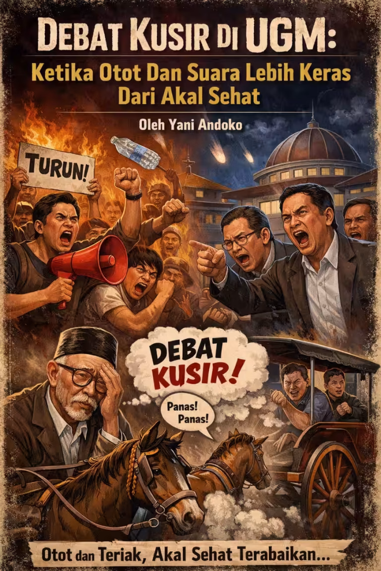 Debat Kusir Di UGM: Ketika Otot Dan Suara Lebih Keras Dari Akal Sehat