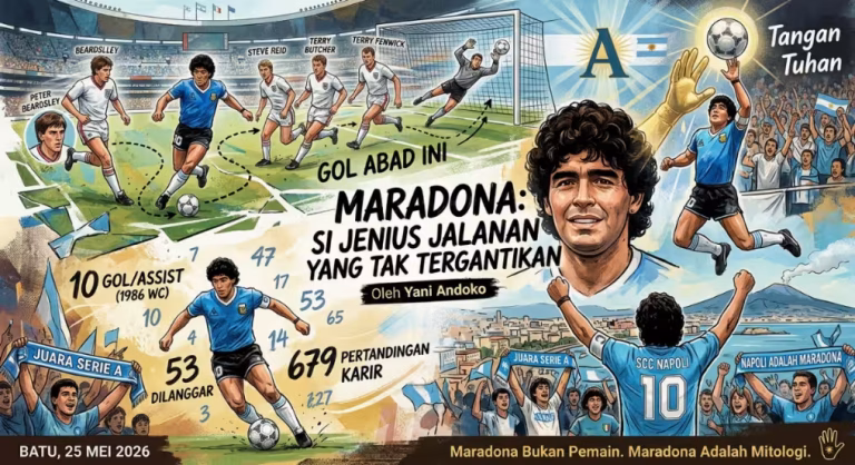 Maradona, Si Jenius Jalanan Yang Tak Tergantikan
