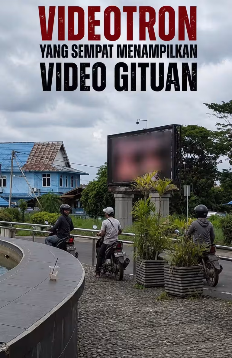 Video Tak Senonoh Secara Misterius Muncul di Videotron, Sempat Jadi Tontonan Warga
