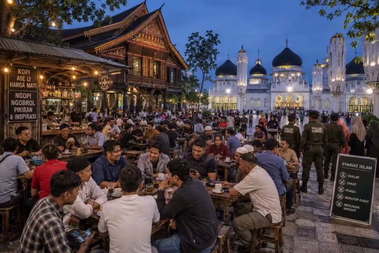 Secangkir Kopi di Kota Syariat Islam