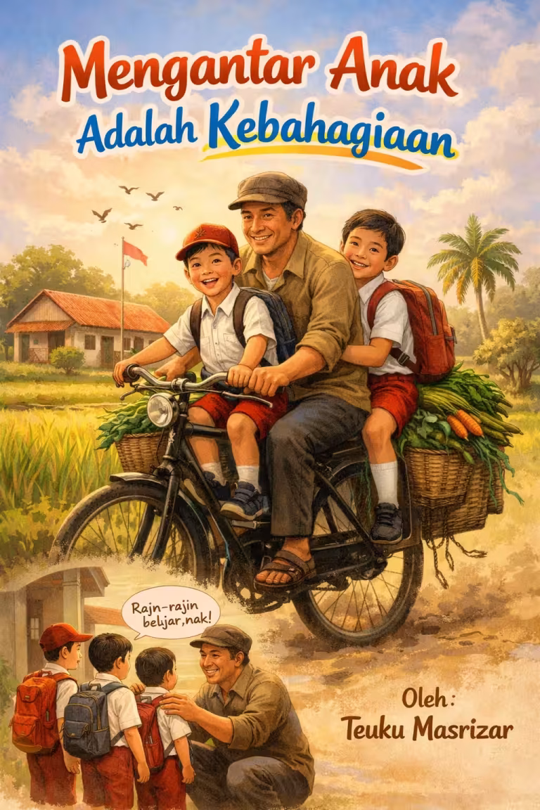 Mengantar Anak Adalah Kebahagiaan