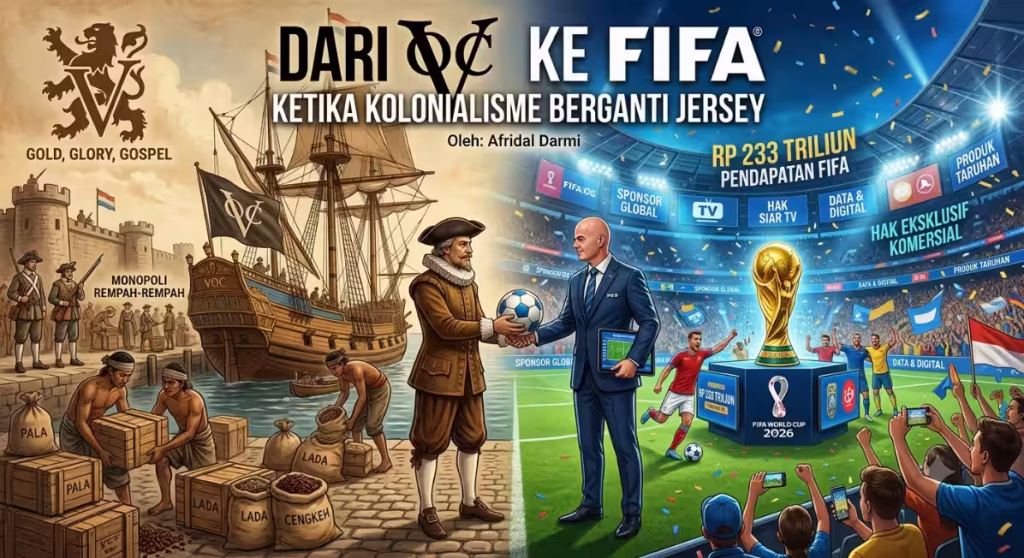 Dari VOC ke FIFA: Ketika Kolonialisme Berganti Jersey