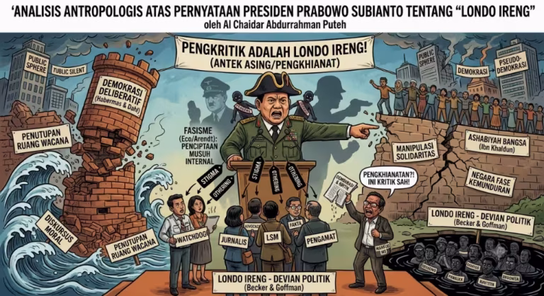 Analisis Antropologis atas Pernyataan Presiden Prabowo Subianto tentang “Londo Ireng”